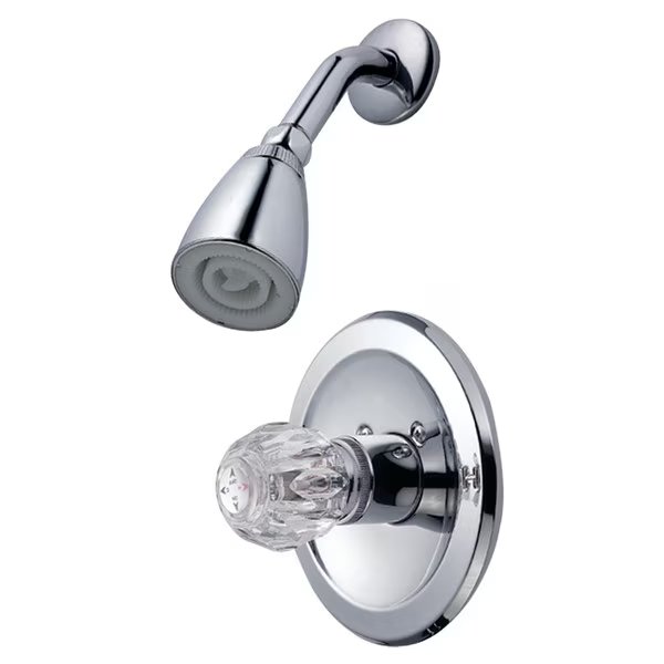 Shower Faucet, Polished Chrome, Wall Mount, Kingston Brass, Mfr#: KB531SO